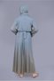 Foil Printed Silvery Dress 40831 - 3