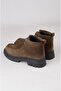 Seç 51464 Genuine Leather Men's Women's Boots Khaki Suede - 8
