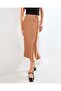 15806 Satin Skirt - M. Brown - 5