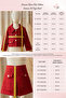 Girl's Carmen Red Tweed Skirt Jacket Top and Bottom Set October 29 Show Outfit - 5