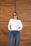 Women's Boat Neck Long Sleeve Fit Basic Stylish Blouse - 4