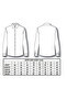 White Shirt / School Shirt with Long Sleeve Removable Scarf and Accessories for Girls - 5