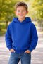 Unprinted Solid Color Hooded Oversize Children's Sweat Shirt