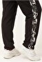 Women's Large Size Black Tracksuit Set with Pocket Detail and Zipper - 5