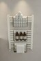 Honeycomb Multi-Purpose Bathroom Shelf – Metal Towel Rack & Organizer Basket 3 Pieces Black - 4