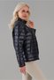 Women's Stand-up Collar Flato Pocket Waterproof Silicone Fiber Inflatable Stand-up Collar Coat - 4