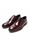 Burgundy Patent Leather Genuine Leather Classic Shoes