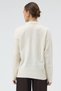 Ecru Scarf Detailed Mock Neck Women's Knitwear Sweater 2465 - 5