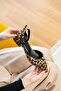 Happy Leopard (3 cm Heels) Pointed Toe Heeled Shoes - 3