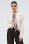 Ecru Scarf Detailed Mock Neck Women's Knitwear Sweater 2465 - 6