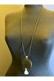 Authentic Long Women's Necklace with Tassels 42 cm