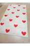 70x120 Cm Cotton Woven Based Heart Bath Rug - 6