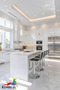 Glossy White Adhesive Kitchen Cabinet and Furniture Covering Foil 61 cm X 10 Meters - 2