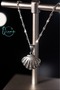 Stainless Steel Chain Pop-Up Oyster Model Pearl Detailed Women's Necklace – Stylish & Non-Tarnishing - 2