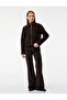 Cotton Velvet Ribbed Regular Waist Spanish Flare Trousers - Flare Jeans