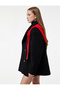 Long Sleeve Double-Breasted Button Boucle Coat with Pockets - 3