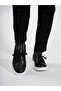 Firenze Genuine Leather Handmade Black Loafer Shoes - 6