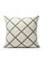 Buldan İşi Linear Patterned Punch Detailed Throw Pillow Cover 42X42 cm - 5