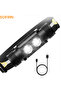 H25S Headlamp 18650 Headlight Dual SST40 LED 1200lm USB Rechargeable Outdoor Tactical Working Lamp