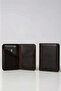Real Leather Wallet Card Holder Handmade Genuine Premium Leather Italian Stitching Compact Wallet with 6 Card Slots - 2