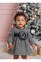 PUMPY FOOT PATTERNED BABY DRESS - 7