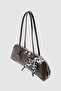 Vita Fular Detailed Baguette Bag Bitter Brown - 5