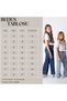Girls' Wide-Leg Jeans with Elastic Waist, 100% Cotton Jeans with Tassels on the Legs, Ages 6-15 - 2
