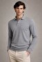 Men's Basic Casual 3-Piece Polo Neck Knit Sweater - 3