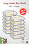 12 Packs of 50 Sensitive Wet Baby Wipes and Rosie