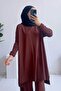 طقم حجاب ميرسيريزد ميرا - بني - 3