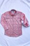 Pink Children's Shirt with Big Flower Print - 2