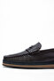 Men's Genuine Leather Brown Loafer Shoes - 3
