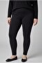 Women's Plus Size Guipure Tulle Detail Transparent Black Blouse - 5