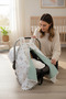 100% Cotton Multi-Purpose Double Layer Muslin Stroller Cover - 2