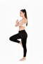 Women's Cotton Combed Black Tights Daily Flexible Fabric - 5
