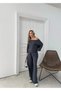 New Season Women's Modal Fabric Loose Off-Shoulder Blouse and Trousers Two-Piece Suit 0059 - 6