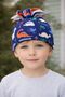 Figured Boys' Combed Cotton Hat