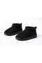 Women’s Fur-Lined Suede Thick Poly Non-Slip Sole Ultra Mini Boots - 4