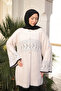 Powder Patterned Angora Soft Knit Cardigan