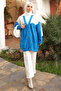 Blue V-Neck Buttoned Knitwear Cardigan - 3