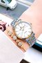 Vintage Case Waterproof Women Wristwatch Gold Silver Color Steel Band Gift Bangle Dkby2033C2 - 3