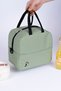 Thermal Bag Heat Insulated Waterproof Lunch Bag with Strap Puffin Water Green - 3