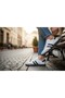 Retro Style White Beige Suede Toe Black Striped Classic Sneaker Shoes - 7
