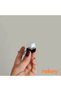 Keycap Key Keychain - Blue Switch Keychain - Stress Reliever - Key Press Feeling - Black and White - 2