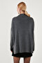 Long Back High Collar Fine Knitwear Sweater SWEATER 4615002 - 6
