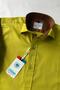 Oil Green Brown Detailed Boy's Shirt - 6