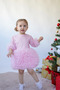 Baby Girl Kids Dress Long Sleeve Tulle Tutu Special Occasion Party Birthday Princess Silvery Christmas Dress - 6