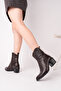 Genuine Leather Brown Women's Leather Boots Dp02-1195 - 2