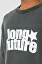 Washable Oversized knitwear t-shirt green - 5