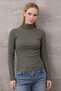 Ribbed Knitwear Long Sleeve Throat Slim Fit Bady - Pictures Have Reference - Close Fit Body Wraps - 3